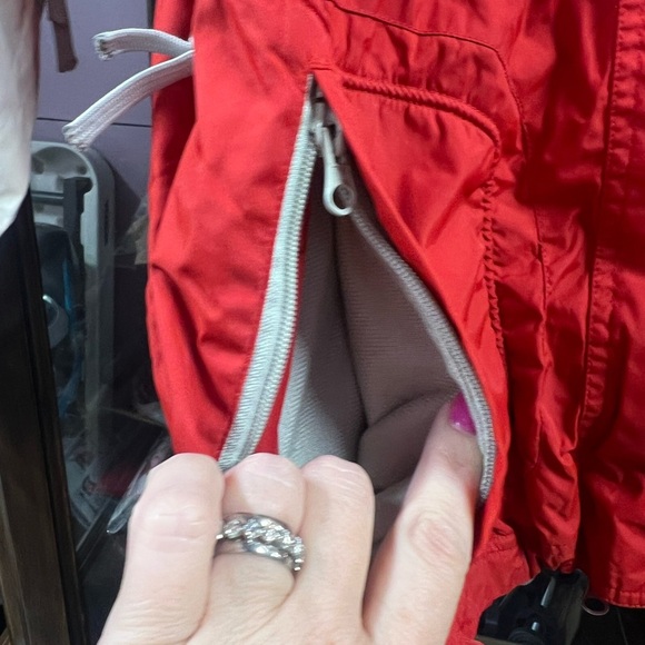 Y2K vintage Limelight Ski Jacket Shell Red and White Sz M - Picture 2 of 15